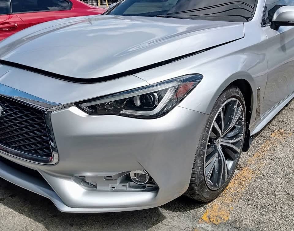 Silver Infiniti Q60 finished and delivered